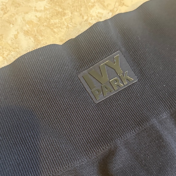 IVY PARK Black Mesh Panel Leggings - Picture 4 of 6